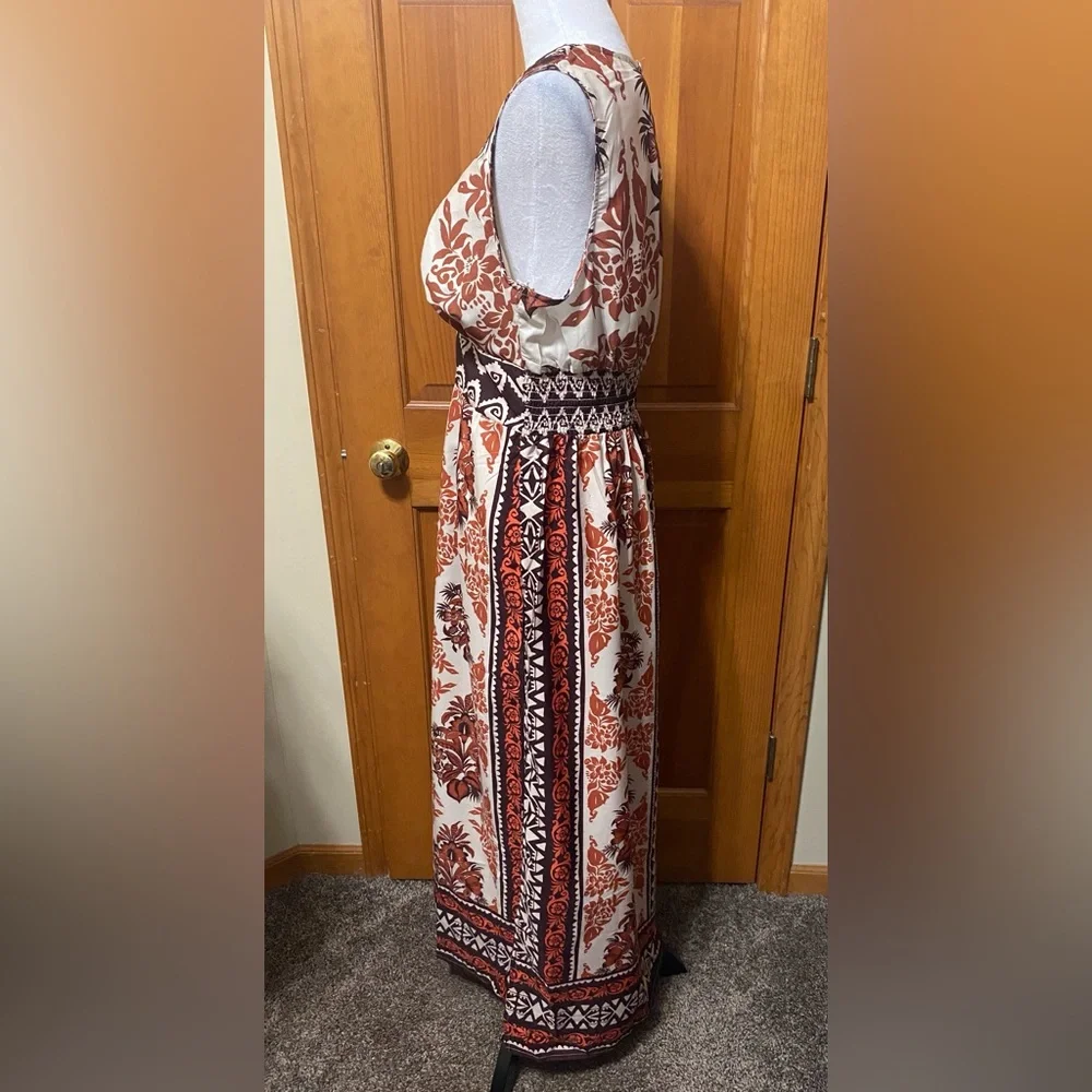 NWT Bohemian Floral Maxi Dress - Picture 3 of 5